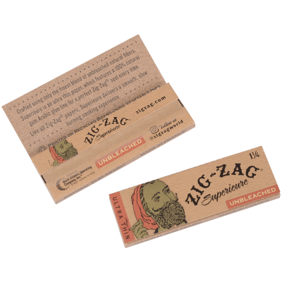 Zig Zag Unbleached 1 1/4 Papers 25 Ct. Box