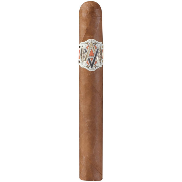 AVO Cigars XO Notturno Corona 20 Ct. Box 5.00X42, cigars with a brown wrapper and a decorative band featuring the AVO logo.