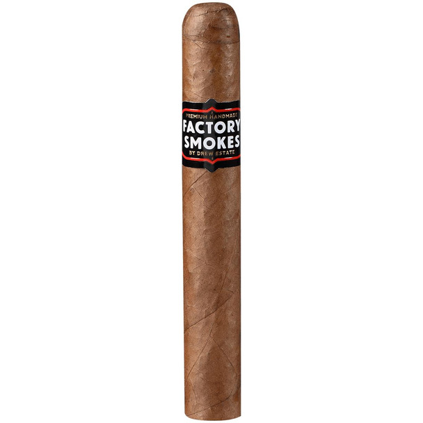 Factory Smokes Cigars Sweets Toro 20 Ct. Bundle, close-up of a premium handmade cigar with a black, red, and white label.