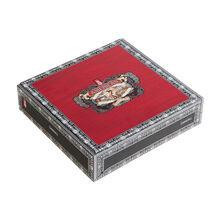 Alec Bradley Cigars American Classic Blend Corona 20Ct. Box, clear view of the rectangular cigar box with a red background and detailed design on the lid.