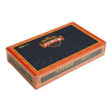 Punch Elite Oscuro Cigars 25Ct. Box, rectangular cigar box with black and orange design packaging.