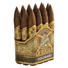 Gurkha Colorado Pyramide No. 2 Cigars 20Ct. Bundle, image of a bundle of cigars wrapped with a decorative band