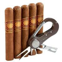 Oliva Cigars Gilberto Oliva Reserva Cigars Sampler + Golf Tool, set of cigars with a golf tool for cigar maintenance and cutting