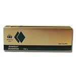 Pace Tobacco Double Diamond Filtered Cigars Menthol, rectangular box of cigars with gold and black packaging.
