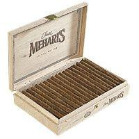 Agio Mehari's Brasil Cigarillos 50Ct. Box, open wooden box showing 50 cigarillos neatly arranged inside.