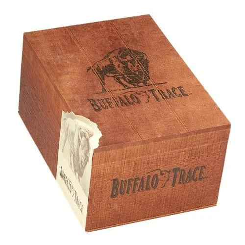 Buffalo Trace Toro Cigars 20Ct. Box, wooden cigar box featuring Buffalo Trace logo and branding.