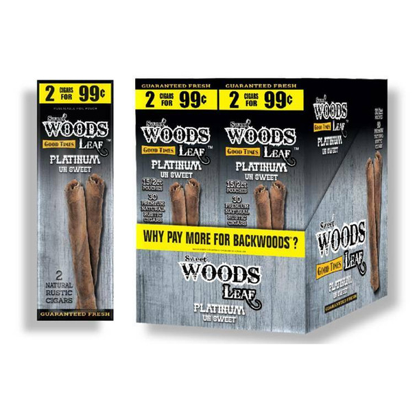 Good Times Sweet Woods Platinum 15 Pouches Of 2