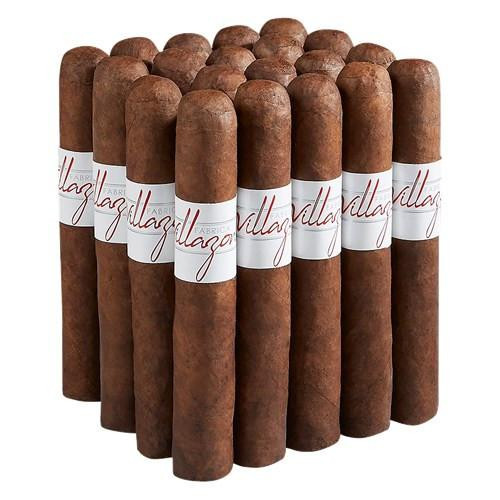 Villazon Natural Cigars, group of premium cigars with brown wrappers and white bands labeled Villazon.
