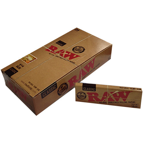 RAW Classic Rolling Papers 1 1/2 25Ct
