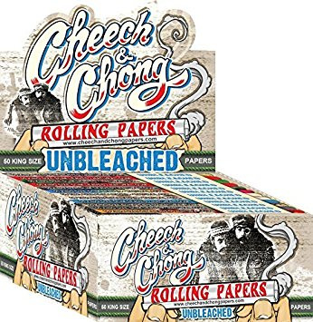 Cheech & Chong Uncleached King Size Slim Rolling Papers 50Ct