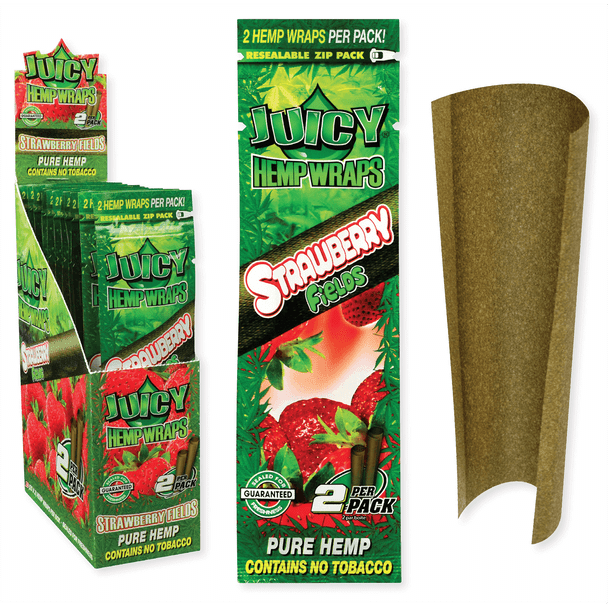 Juicy Jay Hemp Wraps Strawberry