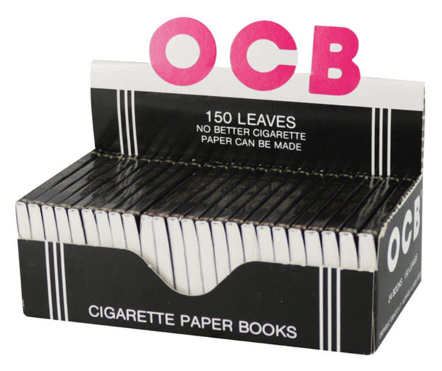 OCB Ungummed Cigarette Papers - 1.5" / 24pc Display OCB Ungummed Cigarette Papers - 1.5" / 24pc Display