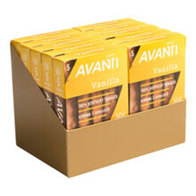 Avanti Vanilla Cigar 10/5 Packs Avanti Vanilla Cigar 10/5 Packs