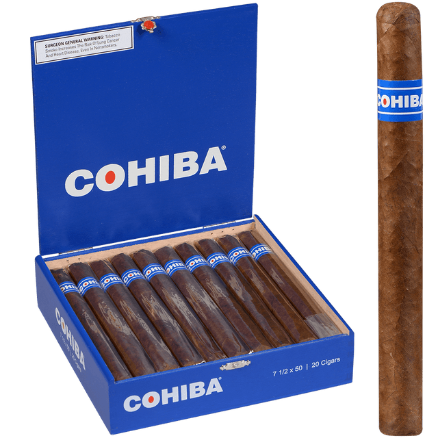Cohiba Cigars Blue Churchill 20 Ct. Box 7.50X50 Cohiba Cigars Blue Churchill 20 Ct. Box 7.50X50