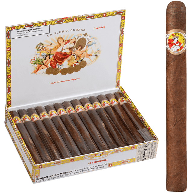 La Gloria Cubana Cigars Churchill Natural 25 Ct. Box 7.00X50