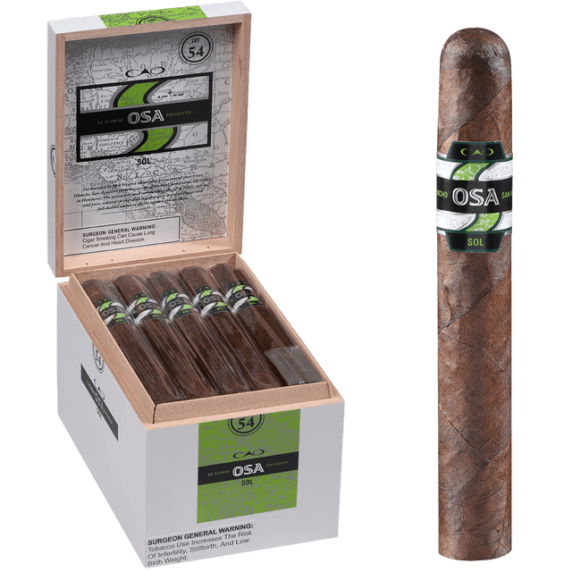 CAO Cigars Osa Sol Lot 54 25 Ct. Box 6.00X54