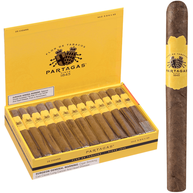 Partagas Cigars Robusto 25 Ct. Box 4.50X49