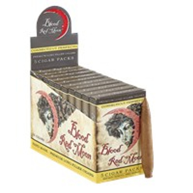 Blood Red Moon Mini Perfecto Connecticut Cigars Pack of 50
