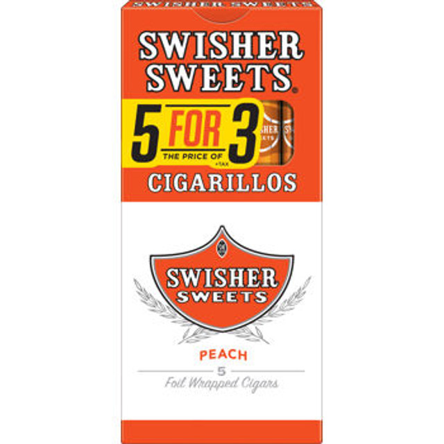 Swisher Sweets Cigarillo Peach Pack 5FOR3
