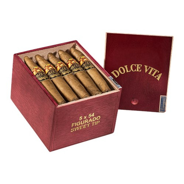 Dolce Vita Sweet Tip Figurado Cigars 20Ct. Box