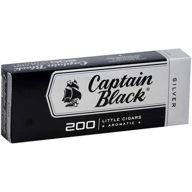 Captain Black Little Cigars Silver