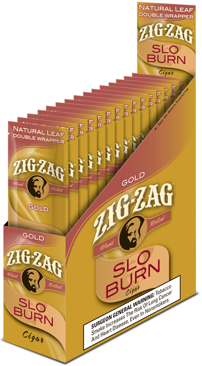 Zig Zag Wraps Slo Burn Gold 15Ct
