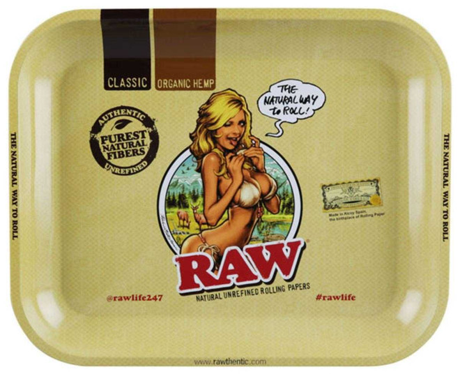 RAW Rolling Tray - Bikini Woman Design