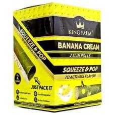 King Palm Slim Rolls Banana Cream 20Ct/2