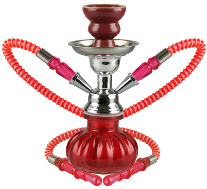 Double Hose Hookah Pipe 10 inch with box - Buitrago Cigars