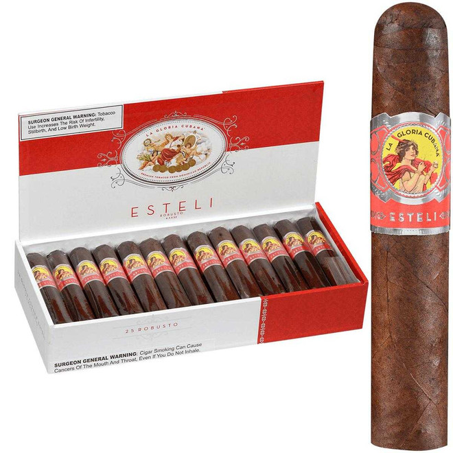 La Gloria Cubana Cigars Esteli Robusto 25 Ct Box 4.50x52