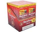 Swisher International Blackstone Tip Cigarillos Cherry, box of cherry flavored cigarillos with vibrant packaging design.
