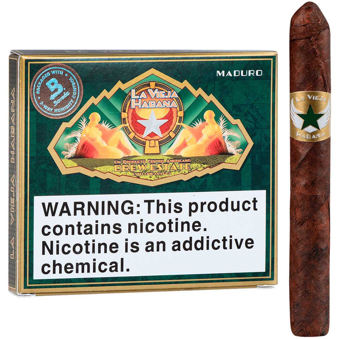 La Vieja Habana Cigars Bomberito Maduro 5/10 Tins 4.00x32