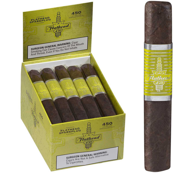 CAO Cigars Flathead V450 Sparkplug 20 Ct. Box 4.50X50