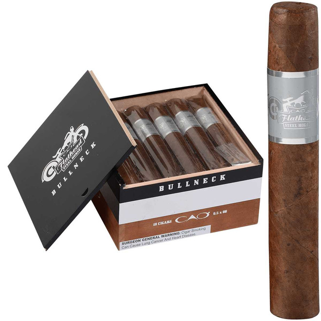CAO Cigars Flathead Steel Horse Bullneck 18 Ct. Box