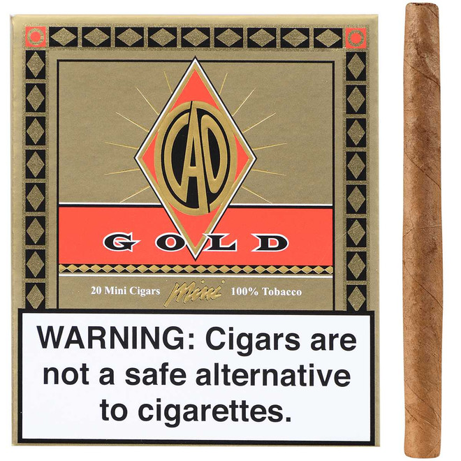 CAO Cigars Gold Label Mini 5/20 Packs 5.00X20