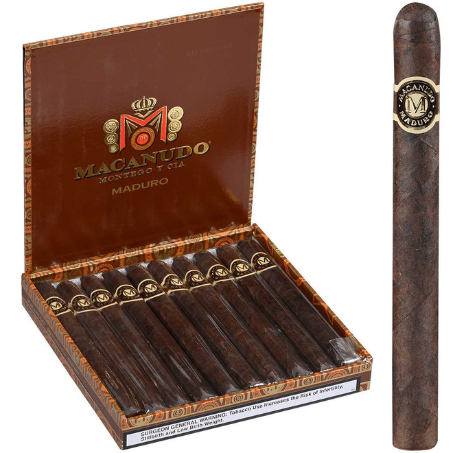 Macanudo Cigars Maduro Prince Philip 10 Ct. Box 7.50X49