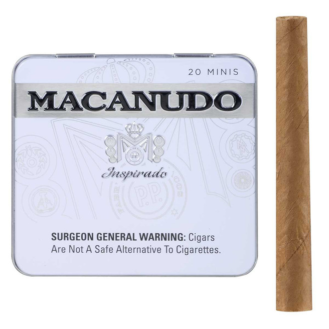 Macanudo Cigars Inspirado White Minis 5/20 Ct. Tins 3.00x20