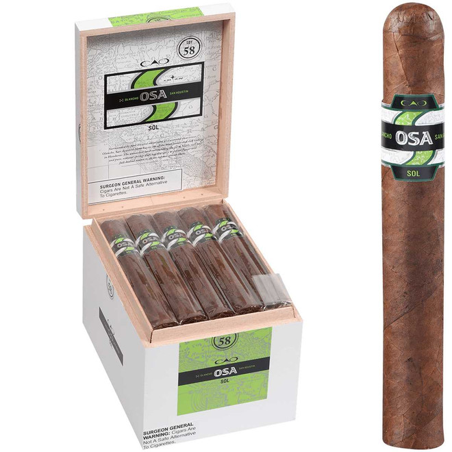 CAO Cigars Osa Sol Lot 58 25 Ct. Box 6.50X58