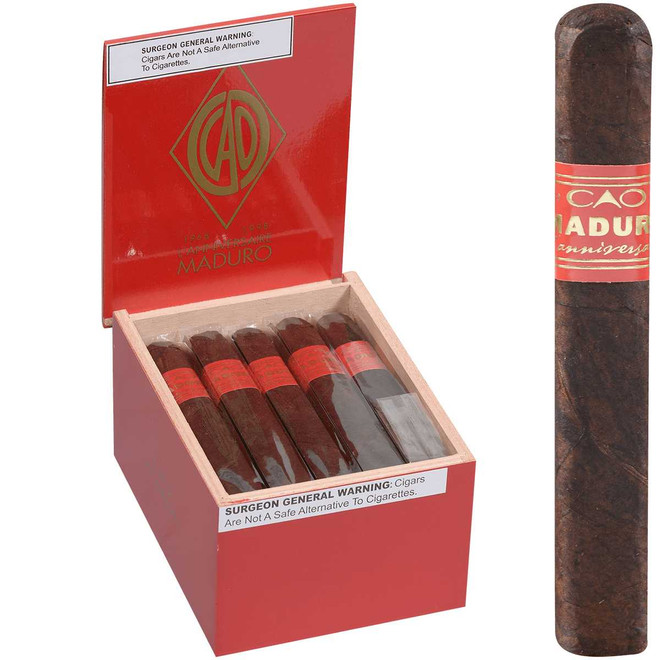 CAO Cigars L'Anniversaire Maduro Robusto 20 Ct. Box 5.00X50