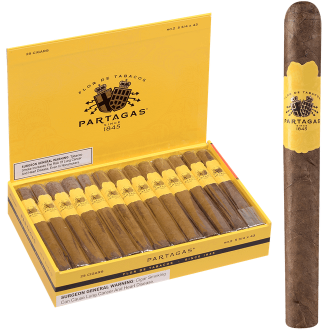 Partagas Cigars Robusto 25 Ct. Box 4.50X49