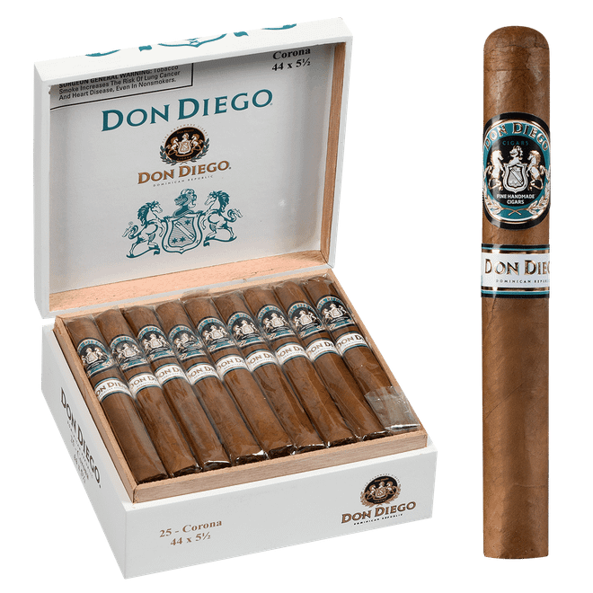 Don Diego Cigars Coronas 25 Ct. Box 5.50x44