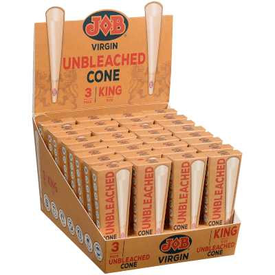 JOB Virgin King Pre-rolled Cones 32/3 Ct. Display