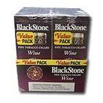 Swisher International Blackstone Tip Cigarillos Wine, pack of cigarillos with black and gold packaging featuring wine flavor description.