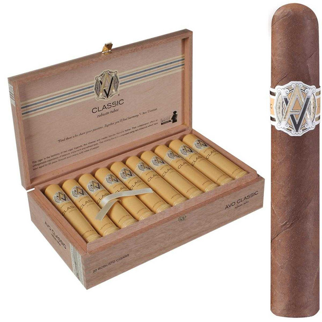 AVO Cigars Classic Robusto Tubos 20 Ct. Box