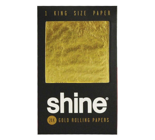 Shine 24K Gold Rolling Paper - 1 Paper Kingsize