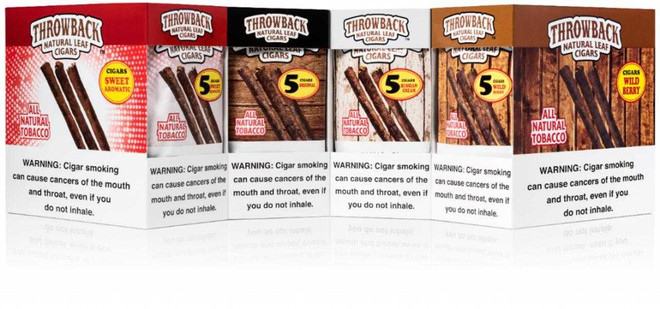 Throwback Cigars 24Ct Display