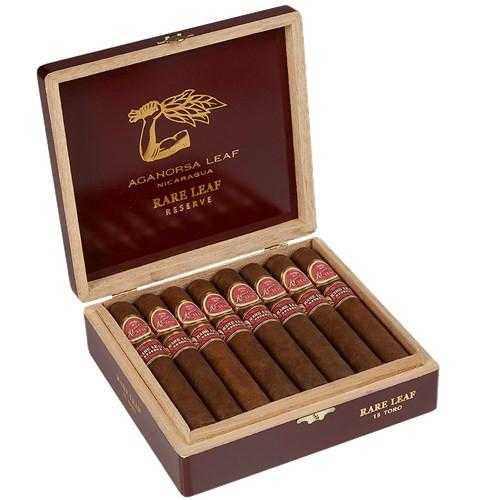 Aganorsa Rare Leaf Reserve Toro Cigars 15Ct. Box