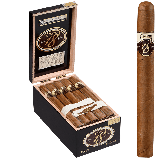 Cusano 18 Toro Connecticut Cigars 18Ct. Box