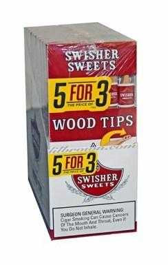 Swisher Sweets Wood Tip Cigarillos Pack 5FOR3
