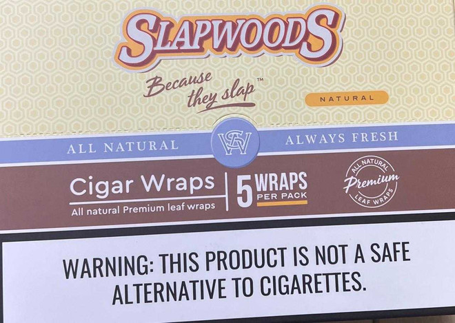 Slapwoods Natural Leaf Natural Cigar Wraps 50ct